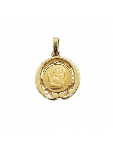 Medalla Oro Bebé Ángel Burlón