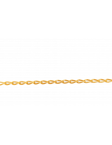 Cadena Oro Barbada 60 cm
